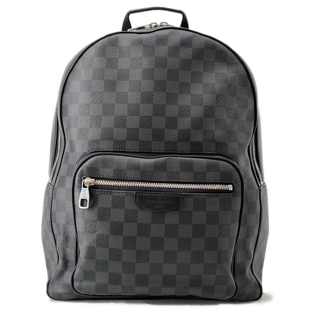 Louis Vuitton Damier Graphite Black Josh Backpack Rucksack Daypack Bag Black
